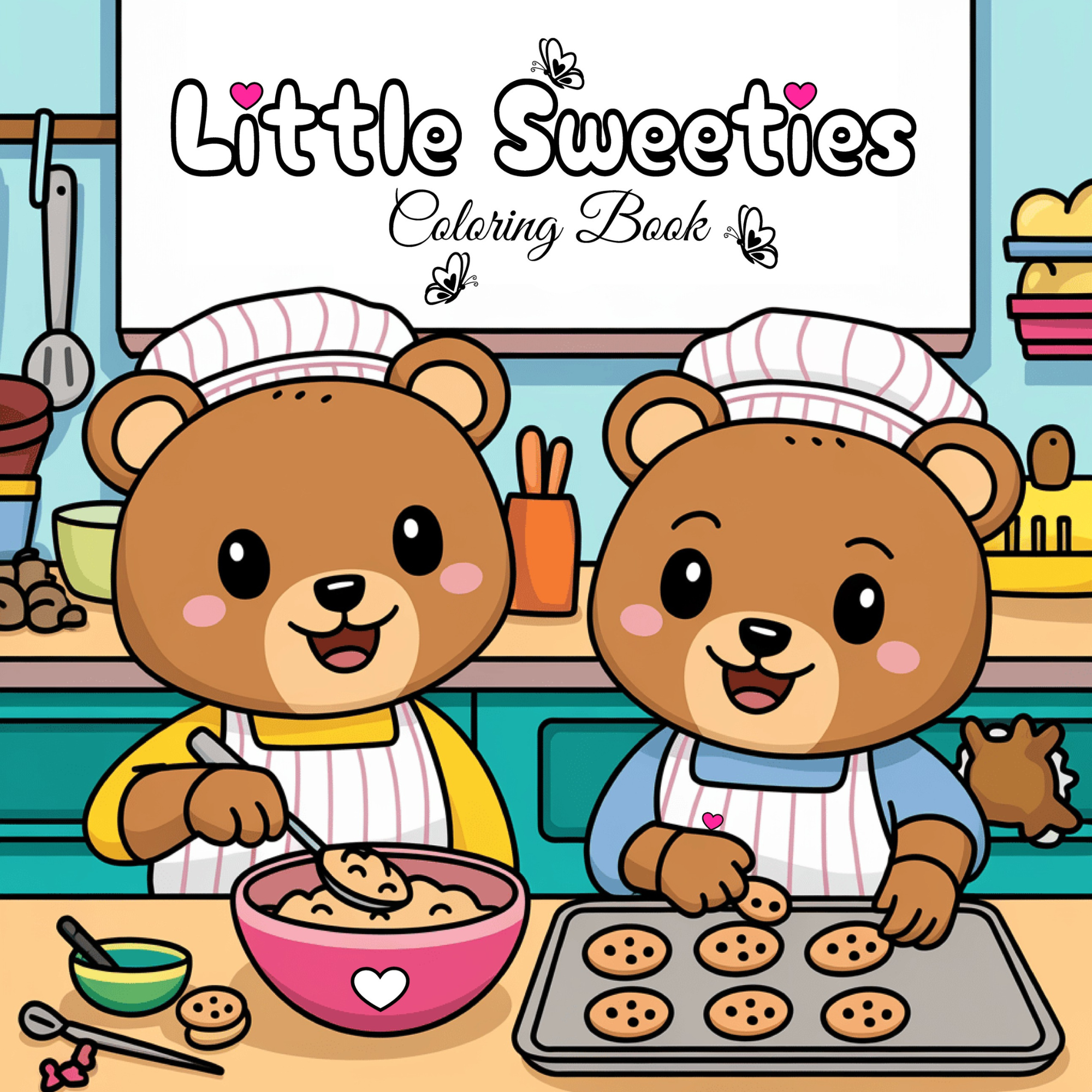 little friends cute coloring book availbale at amazon